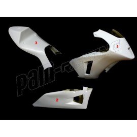 Carénage poly complet 3 parties fibre de verre MOTO2 ICP SRT FAIRINGS