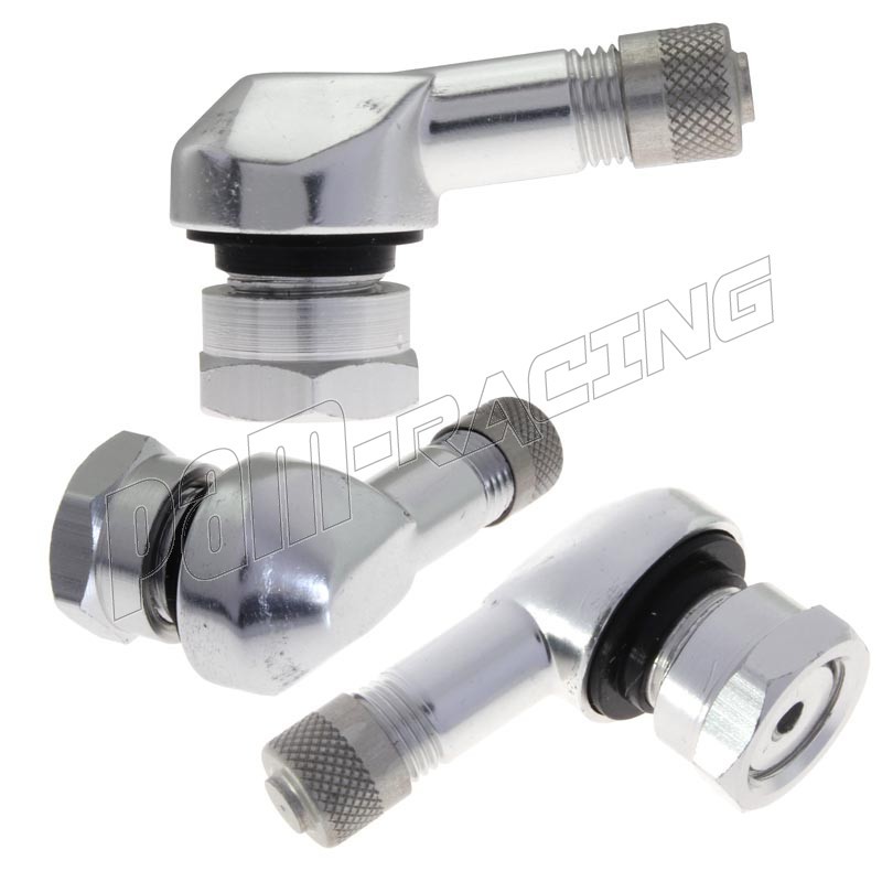 Paire de valves coudées alu 8.3 mm BRIDGEPORT pour jante tubeless