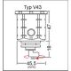 Bocal de frein avant aluminium GSG MOTO FZR 1000 Exup 89-95