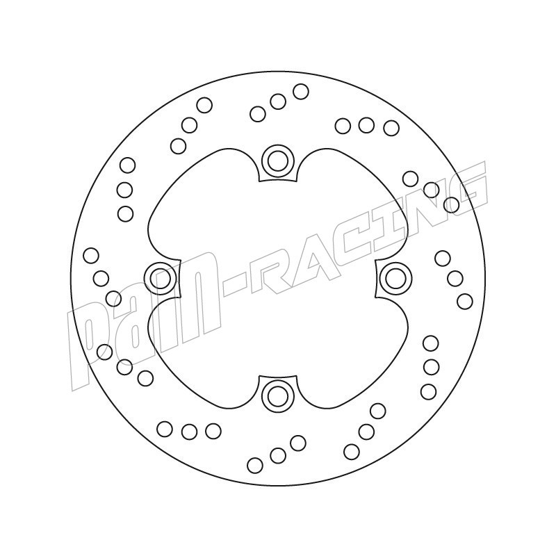 Disque de frein arrière fixe 240 mm BREMBO série ORO HONDA - PAM RACING