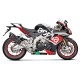 Ligne d'échappement racing évolution titane Akrapovic RSV4 RF/RR 2015-2020, TUONO V4 1100 2017-2020