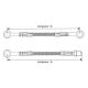 Durites de frein spéciale endurance pour Staubli x 2 GSXR 1000 2012-2020 L2-M0