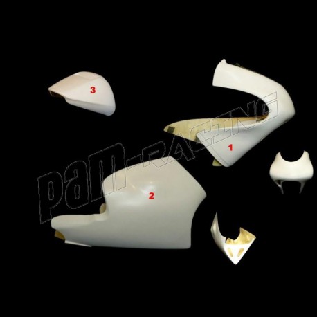 Carénage poly complet 3 parties fibre de verre 125 RSW GP 1994-1999 SRT FAIRINGS