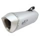 Demi-ligne racing Ø54 mm inox ou titane + silencieux Force titane R1 2015-2024 SPARK
