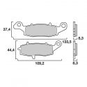 Plaquettes de frein avant BREMBO qualité d'origine KAWASAKI, SUZUKI