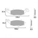 Plaquettes de frein avant SR Sinter racing/route BREMBO KAWASAKI, SUZUKI