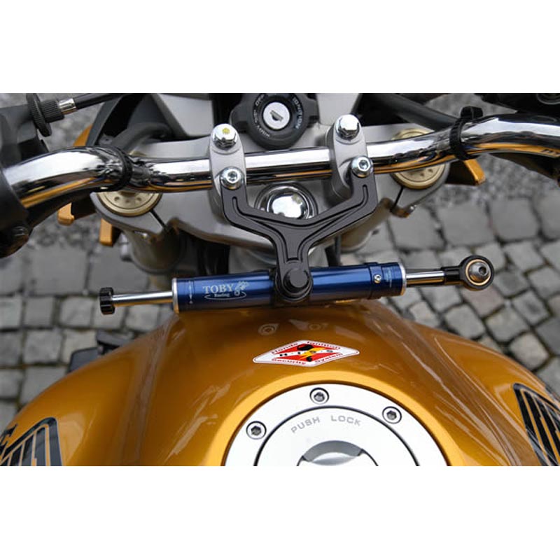 Color : Gold CHENDAWEI Kit de Montage de l'amortisseur de Direction CNC stabilisez Le Support de l'amortisseur pour Honda CB600F Hornet 2007-2016