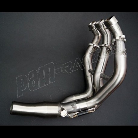 Collecteur d'échappement inox pour silencieux BODIS 675 Daytona 2013-2016