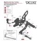 Commandes reculées VORTEX V2 CBR1000RR 2008-2016