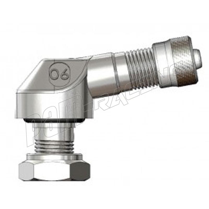 Valve métallique coudée pour scooter, moto et quad Ø 8,3 mm - BLV401 par  CONSOGARAGE - 1,43 € TTC