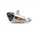 Silencieux adaptable SLIP-ON mono silencieux titane Akrapovic pour ZX-10R/RR 2016-2020