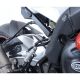Adhésif anti-frottement cadre / bras oscillant noir 4 pièces R&G Racing S1000RR 2015-2018