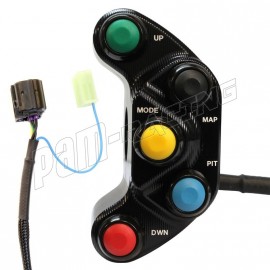 Commodo racing gauche R1 2015-2019 Plug & Play Carraro Engineering