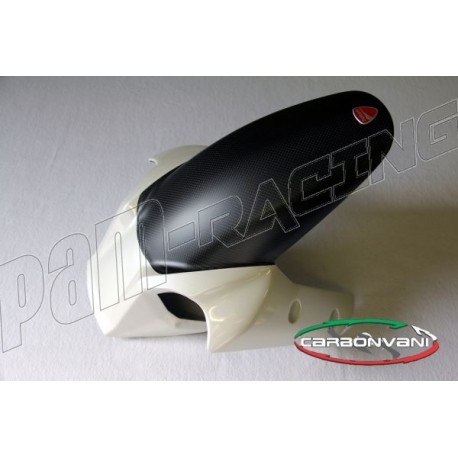 Garde-boue avant blanc carbone CARBONVANI Ducati Multistrada 1200