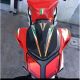 Exemple de déco sur capot de selle Corse CARBONE MV AGUSTA F4 2010-2015