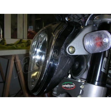 Cuvelage de phare avant carbone CARBONVANI MV AGUSTA BRUTALE JUSQU’A 2010