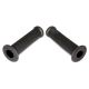 Grips de poignée noirs Superbike VORTEX