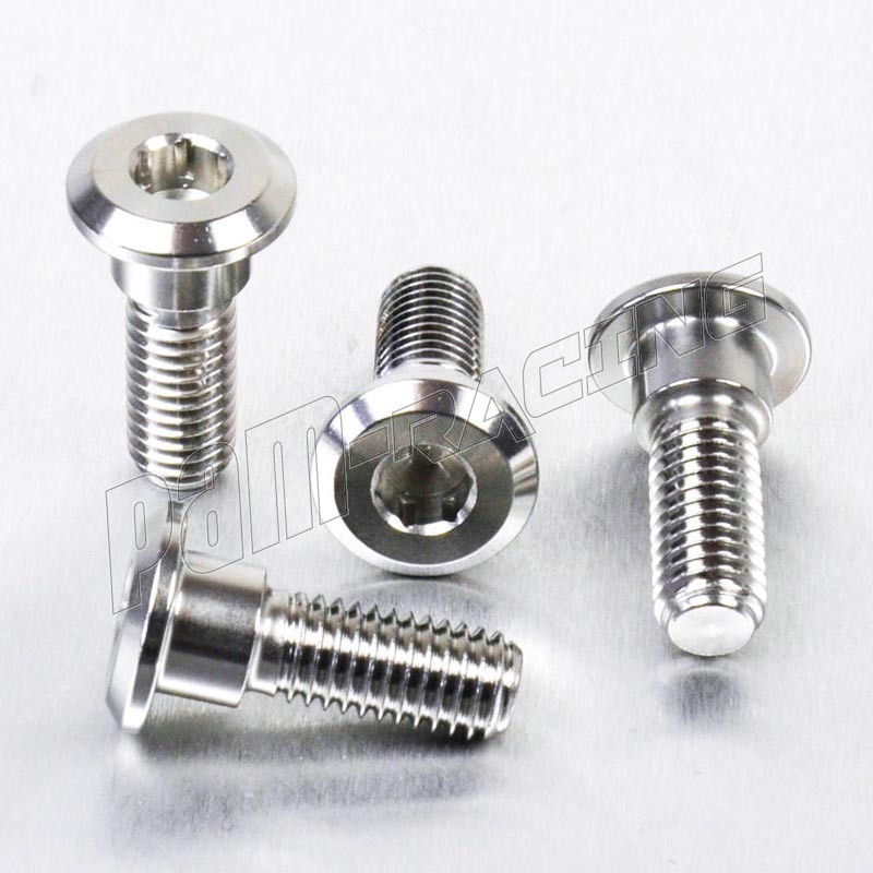 Kit vis et écrous de couronne BOLT M8x16mm Argent  Yamaha/Suzuki/Kawasaki/Honda