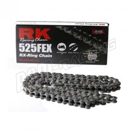 Chaine RK 525FEX RX'Ring Super renforcée acier