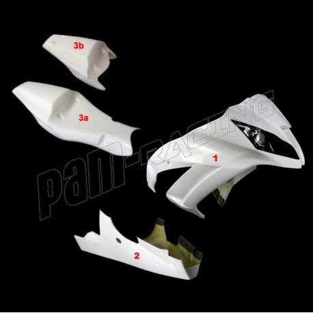 Carénage poly endurance 3 parties fibre de verre ZX10R 2011-2015 SRT FAIRINGS