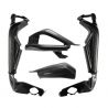 Protections de cadre et bras oscillant carbone Daytona 675 2013-2016, Moto2 2019-2020
