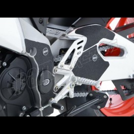Adhésif anti-frottement cadre/bras oscillant noir 5 pièces R&G Racing RSV4 2009-2020, TUONO V4 2011-2014, TUONO V4 1100 2015-202