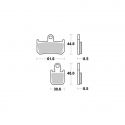 Plaquettes de frein avant AP RACING CRR route/racing carbone R1 2007-2014