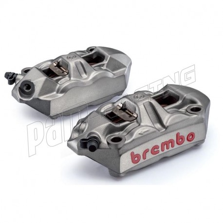 Paire d'étriers de frein radiaux forgés monobloc HPK BREMBO M4 34/34 GRIS 100mm