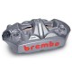 Paire d'étriers de frein radiaux forgés monobloc HPK BREMBO M4 34/34 GRIS 100mm