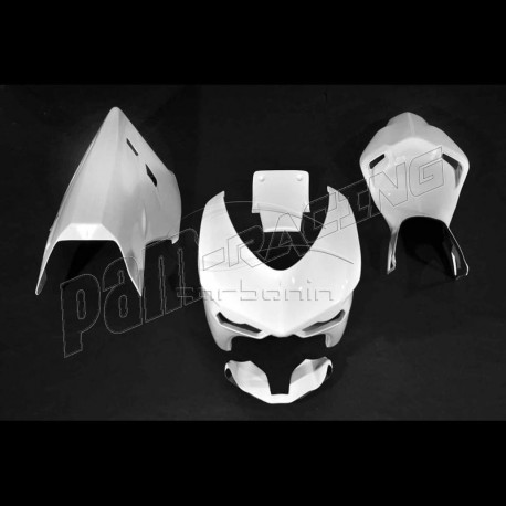 Carénage complet polyester CARBONIN DUCATI 848 1098 1198  