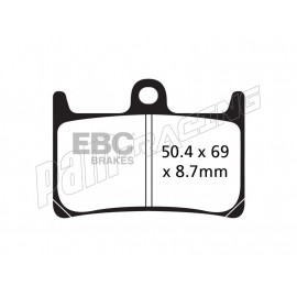 Plaquettes de frein avant Extreme racing GPFAX EBC Brakes KAWASAKI, SUZUKI, YAMAHA