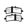 Plaquettes de frein avant Extreme racing GPFAX EBC Brakes pour étriers BREMBO
