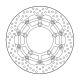 Disque de frein racing flottant Halo 320 mm ep 5.5 mm SUZUKI Moto-Master