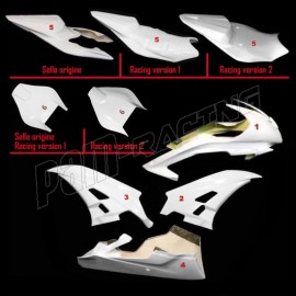 Carénage poly complet 6 parties fibre de verre R6 2006-2007 SRT FAIRINGS