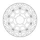 Disque de frein avant flottant Halo 320 mm ep 5.0 mm F3, Brutale 675, Brutale 800, Rivale 800 Moto-Master