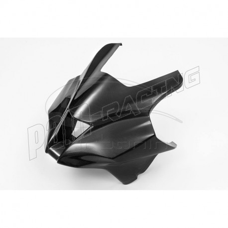 Tête de fourche racing SBK petit modèle carbone CARBONIN ZX10R 2011-2015