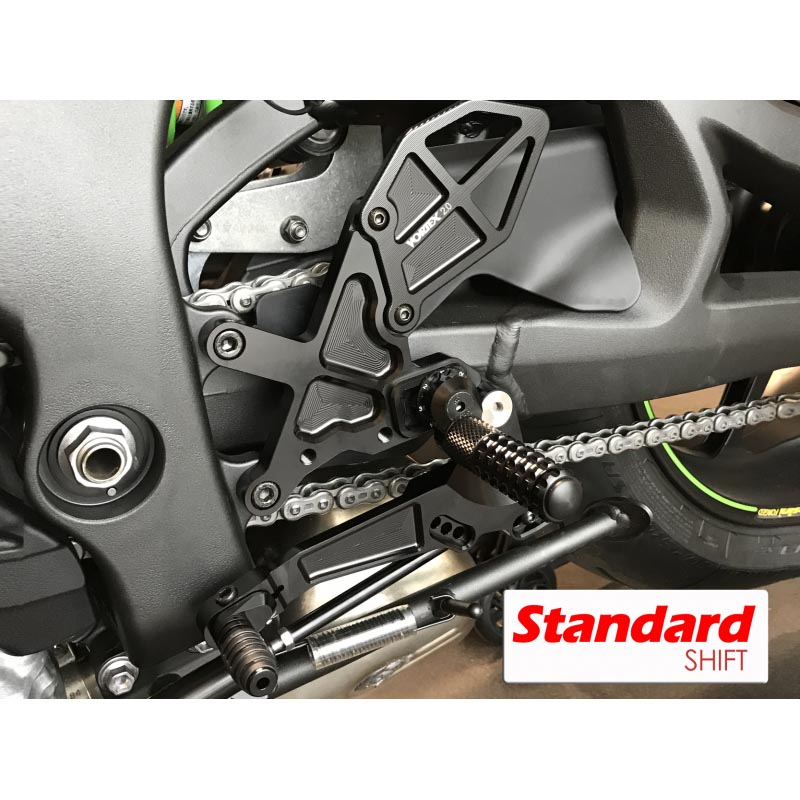 Commandes reculées VORTEX V3 2.0 ZX10R 2016-2020 - PAM RACING