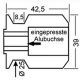 Diabolos support béquille M10 GSG MOTO 690 SMC, 950/R Supermoto, 990 Superduke/R, 990 Supermoto/R/T plastique noir