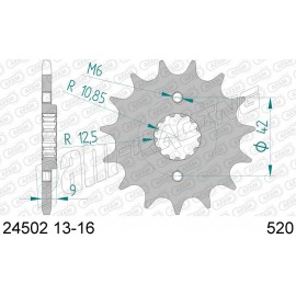 Pignon de sortie de boite AFAM 520 / 525 CBR1000RR 2017