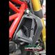 Protection carbone côté droit du radiateur d'eau CARBONVANI Monster 821, Monster 1200/R/S 2014-2020