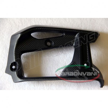 Protection carbone côté droit du radiateur d'eau CARBONVANI Monster 821, Monster 1200/R/S 2014-2020