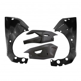 Kit protections de cadre + bras oscillant carbone CARBONIN R1 2015-2026, MT10 2016-2020