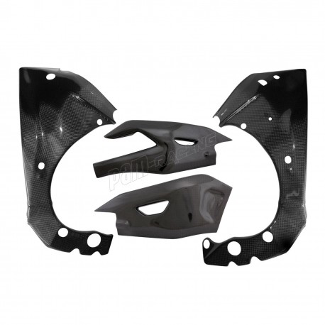 Kit protections de cadre + bras oscillant carbone CARBONIN R1 2015-2026, MT10 2016-2020