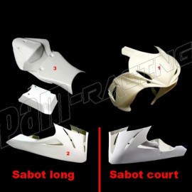 Carénage poly complet racing 4 parties fibre de verre GSXR600, GSXR750 L1-L6 2011-2016 SRT FAIRINGS