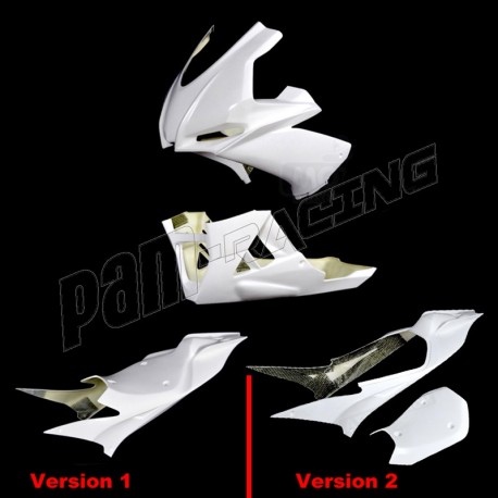 Carénage poly complet 3 parties fibre de verre RSV4 2015-2020 SRT FAIRINGS