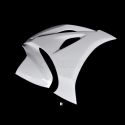 Flanc droit fibre de verre GSXR1000 2017-2021 L7-M1 SRT FAIRINGS