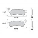 Plaquettes de frein avant SA Sinter route BREMBO HONDA