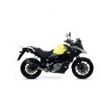 Silencieux Race-Tech aluminium noir embout carbone homologué ARROW DL650 V-strom 2017-2025