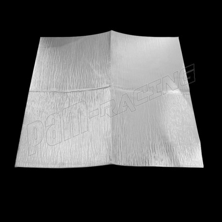 Feuille adhésive aluminium de protection thermique pare-chaleur 450x450 mm