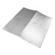 Feuille adhésive aluminium de protection thermique pare-chaleur 450x450 mm